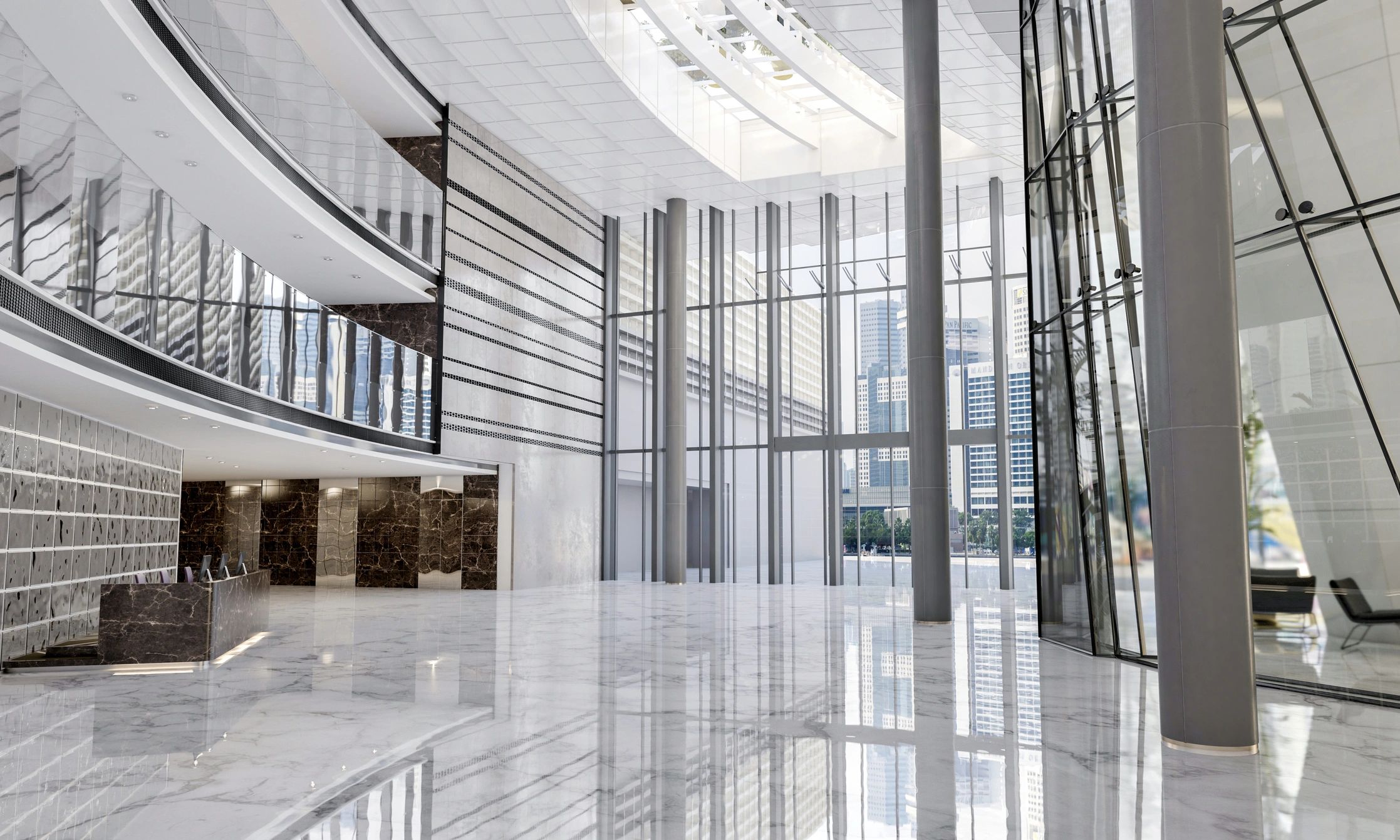 epoxy flooring modern interior